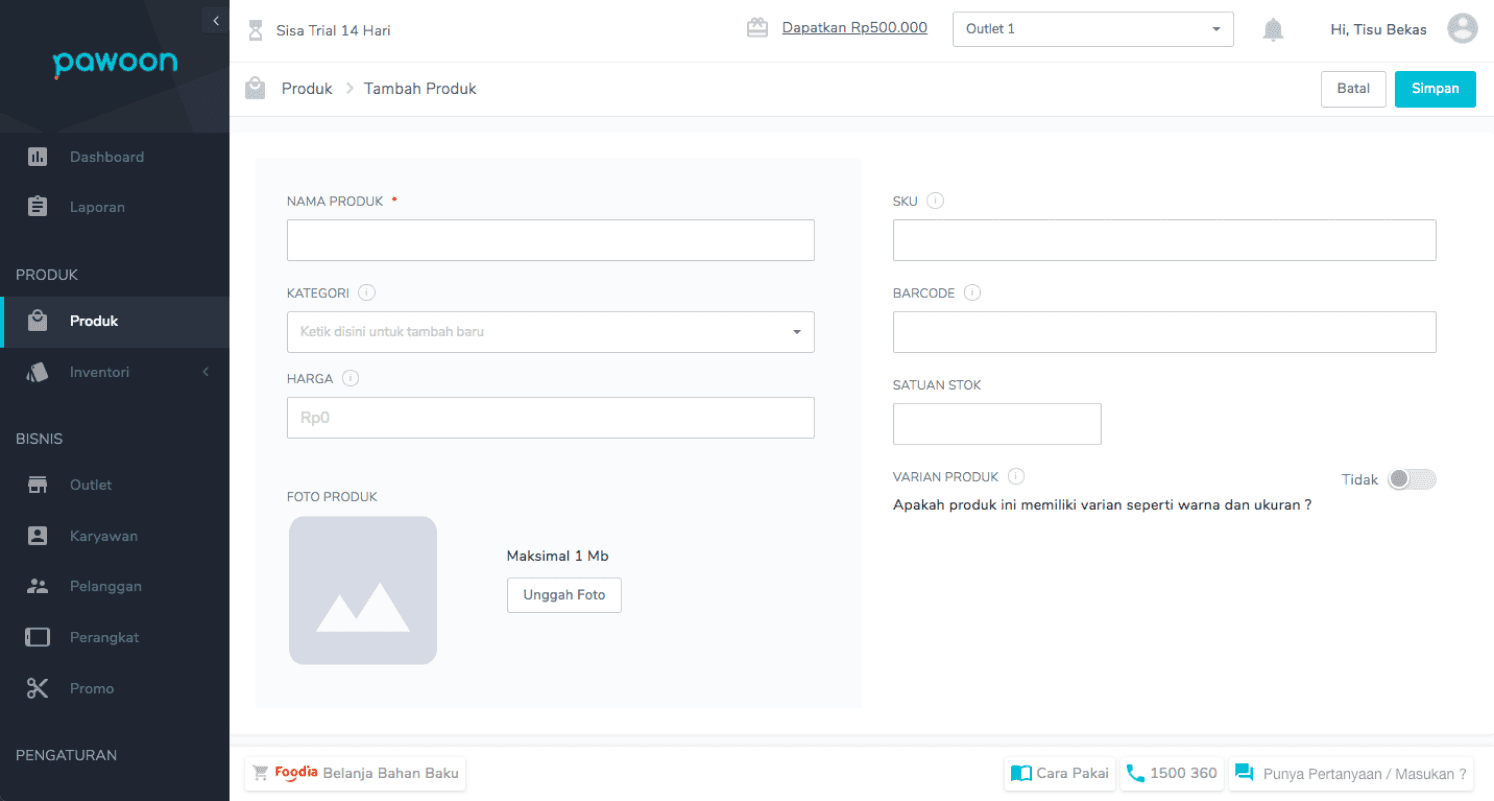 The redesigned add-product page using progressive disclosure, prioritizing key fields and adding inline tooltips that explain each one.